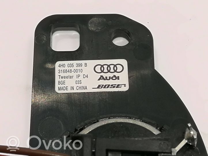 Audi A8 S8 D4 4H Głośnik deski rozdzielczej 4H0035399B