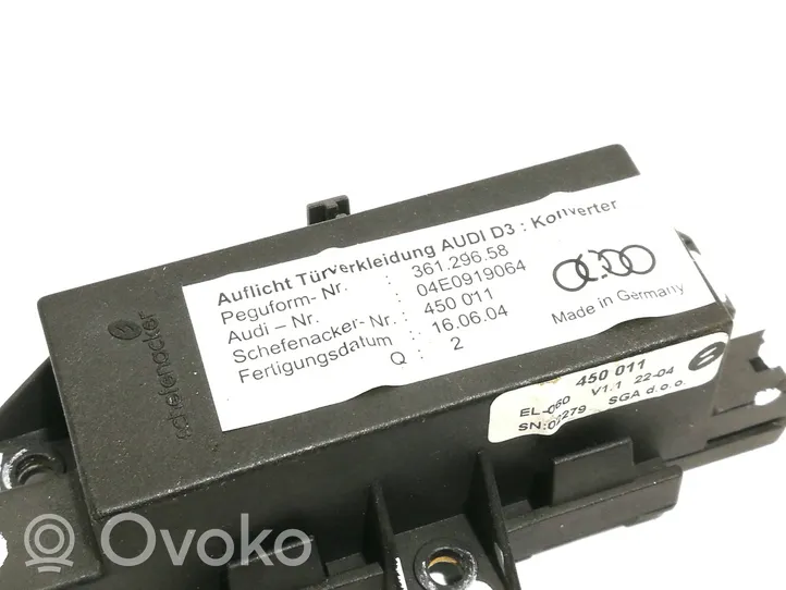 Audi A8 S8 D3 4E Unité de commande module de porte 04E0919064