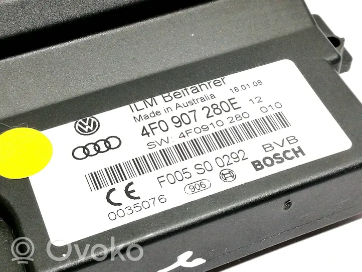 Audi Q7 4L Power management control unit 4F0907280E