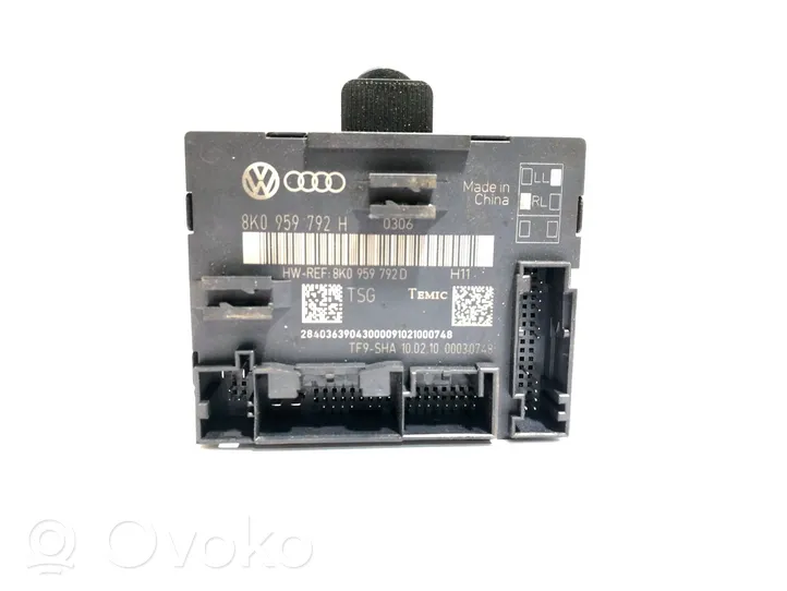 Audi Q5 SQ5 Oven ohjainlaite/moduuli 8K0959792H