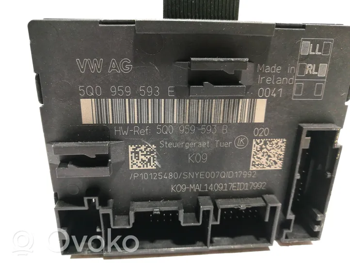 Audi Q2 - Durų elektronikos valdymo blokas 5Q0959593E