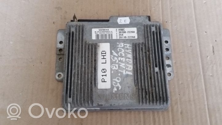 Hyundai Accent Calculateur moteur ECU K103300003E