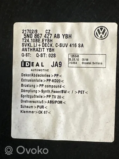 Volkswagen Tiguan Rivestimento pannello laterale del bagagliaio/baule 5N0867427AB