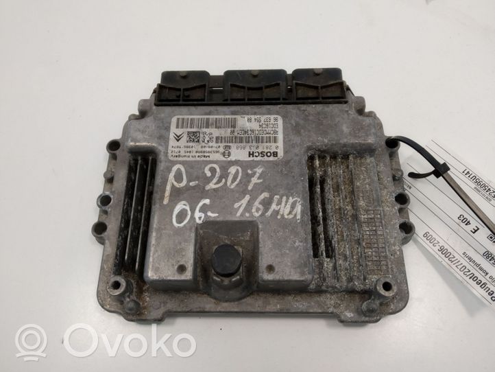 Peugeot 207 Calculateur moteur ECU 9663755480