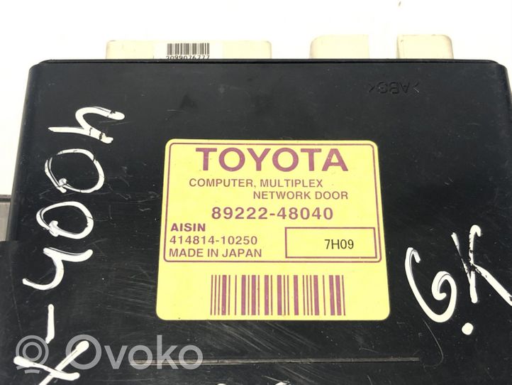 Lexus RX 330 - 350 - 400H Sterownik / Moduł drzwi 8922248040