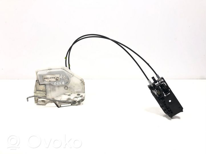 Opel Agila B Front door lock 8220151K40