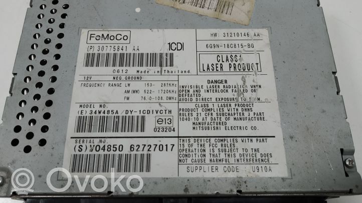 Volvo S80 Radija/ CD/DVD grotuvas/ navigacija 30775841AA