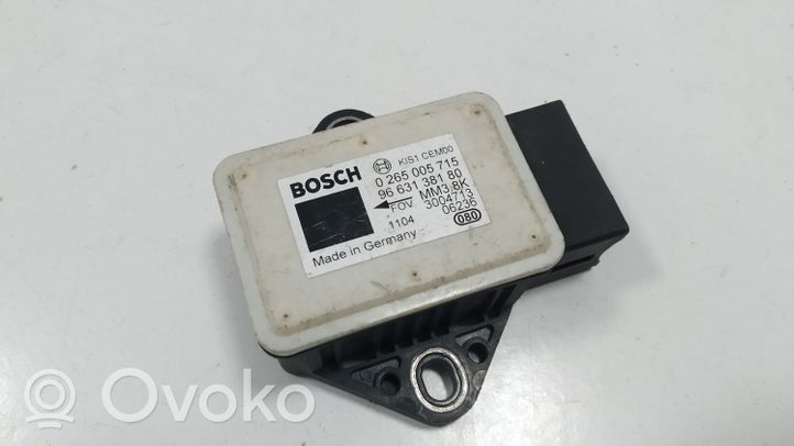 Citroen C4 Grand Picasso Czujnik przyspieszenia ESP 0265005715