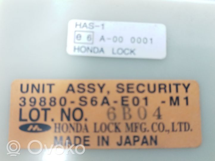 Honda FR-V Alarm control unit/module 39880S6AE01M1