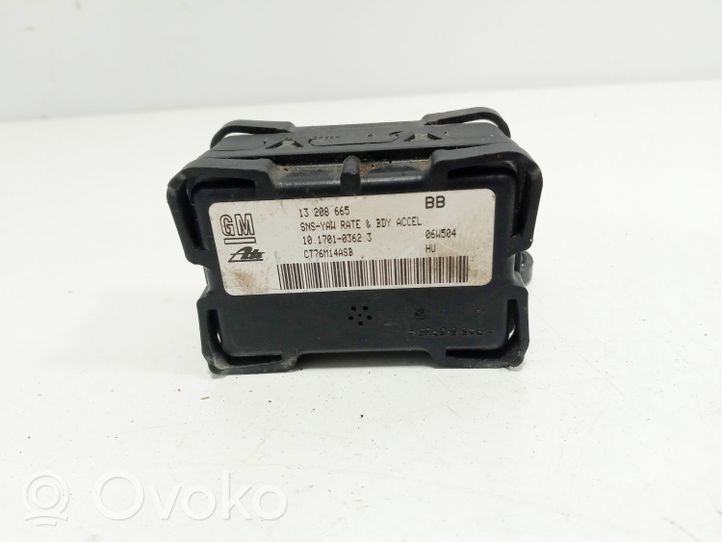 Opel Astra H ESP acceleration yaw rate sensor 13208665