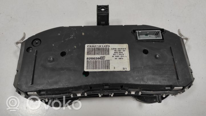 Renault Megane II Compteur de vitesse tableau de bord 35110419