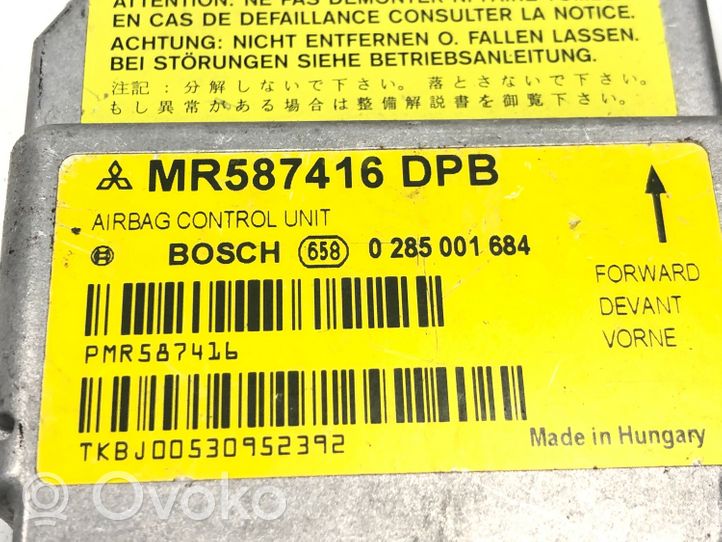 Mitsubishi Colt Sterownik / Moduł Airbag 0285001684