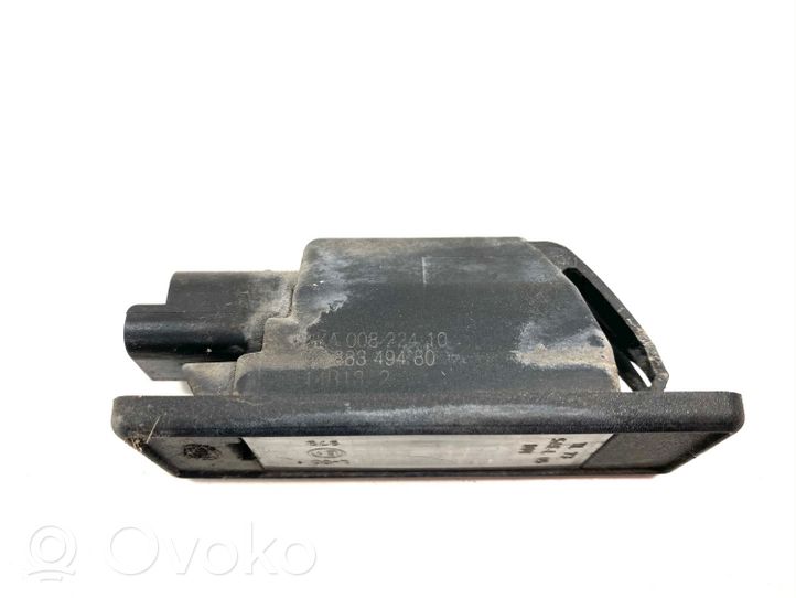 Fiat Scudo Lampa oświetlenia tylnej tablicy rejestracyjnej 9688349480