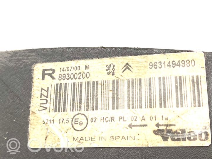 Citroen Xsara Picasso Priekinis žibintas 9631494980