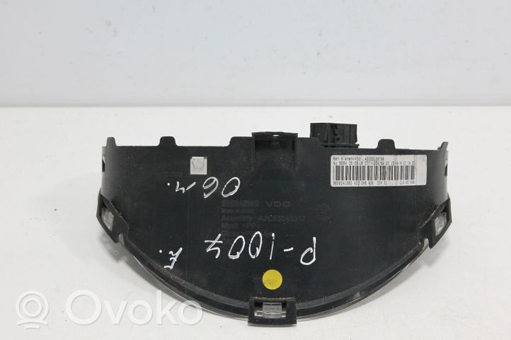 Peugeot 1007 Tachimetro (quadro strumenti) 9658241680