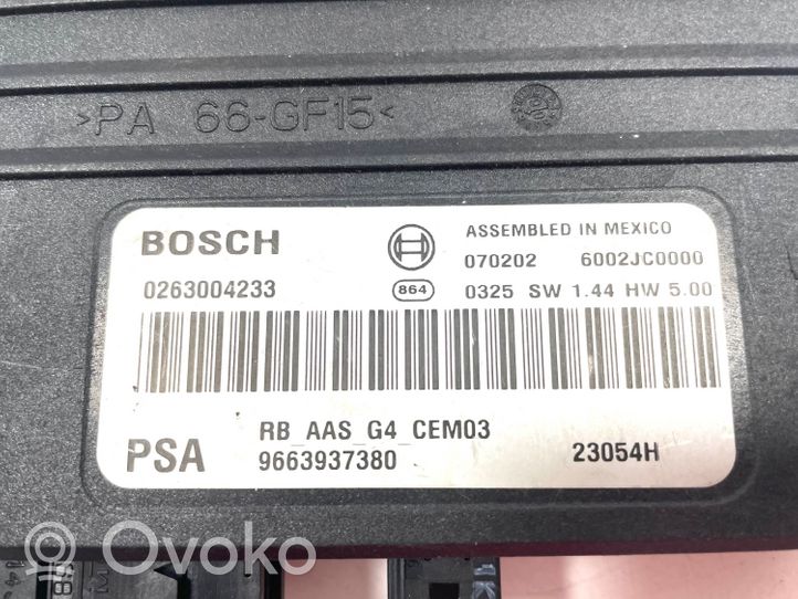 Citroen C4 I Picasso Centralina/modulo sensori di parcheggio PDC 0263004233