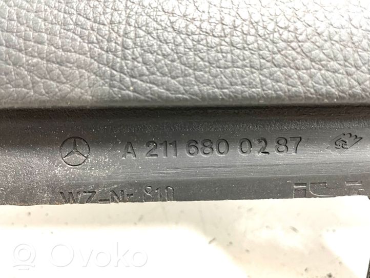 Mercedes-Benz E W211 Panelės apdailos skydas (apatinis) A2116800287