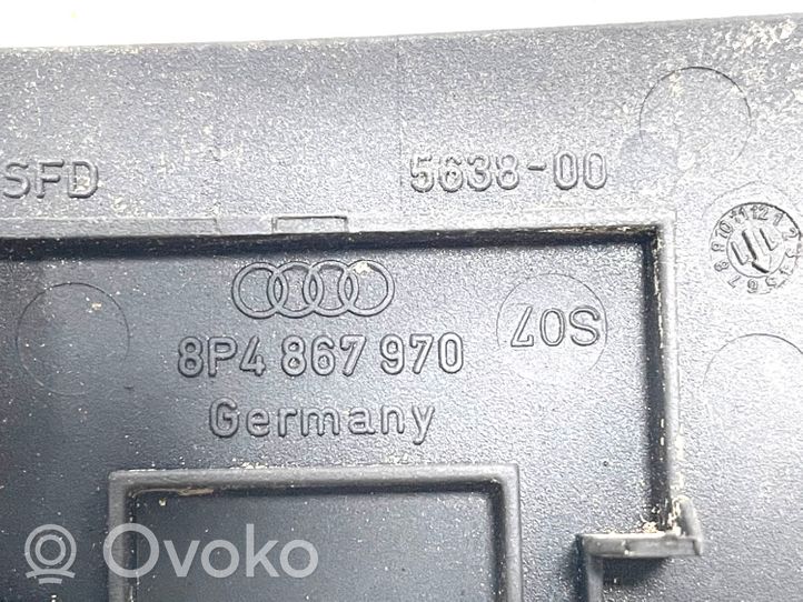 Audi A3 S3 A3 Sportback 8P Ramka przycisku otwierania szyby drzwi tylnych 8P4867970