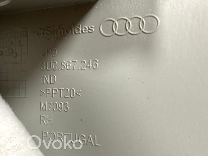 Audi Q3 8U D-pilarin verhoilu (yläosa) 8U0867246