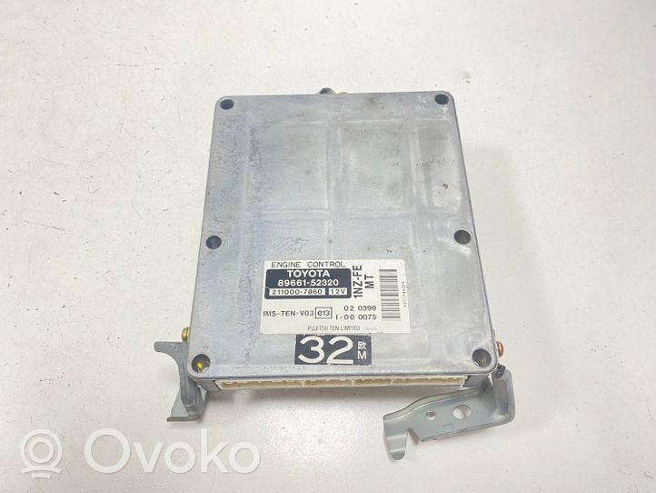 Toyota Yaris Verso Sterownik / Moduł ECU 8966152320