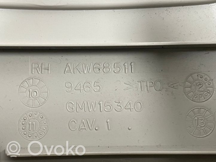 Chevrolet Volt I B-pilarin verhoilu (yläosa) AKW685111