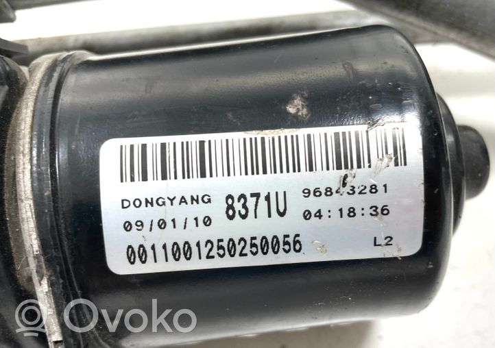 Chevrolet Spark Etupyyhkimen vivusto ja moottori 96688371