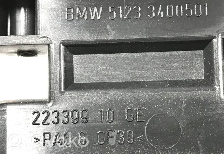 BMW X3 E83 Maniglia di rilascio del vano motore (cofano) 51233400501