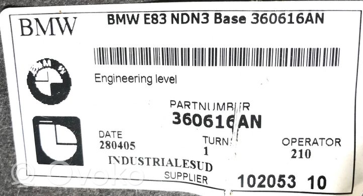 BMW X3 E83 Rivestimento del tetto 360616AN