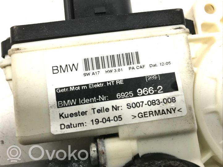 BMW X3 E83 Moteur de lève-vitre de porte arrière 69259662