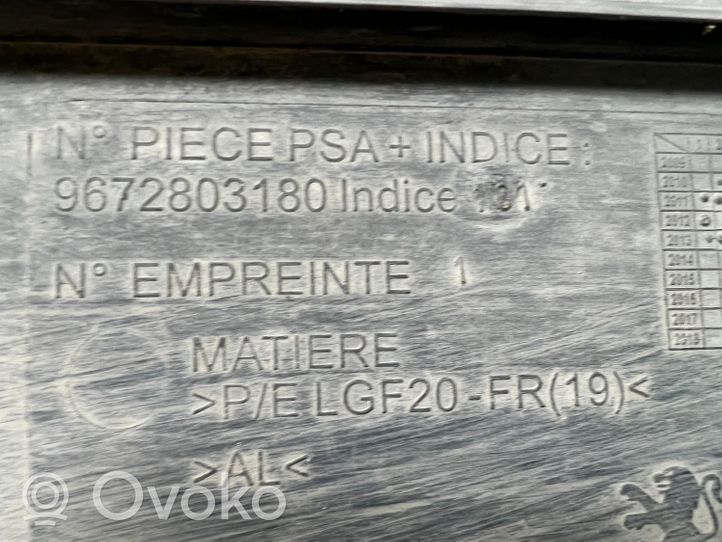 Citroen C3 Variklio dugno apsauga 9672803180