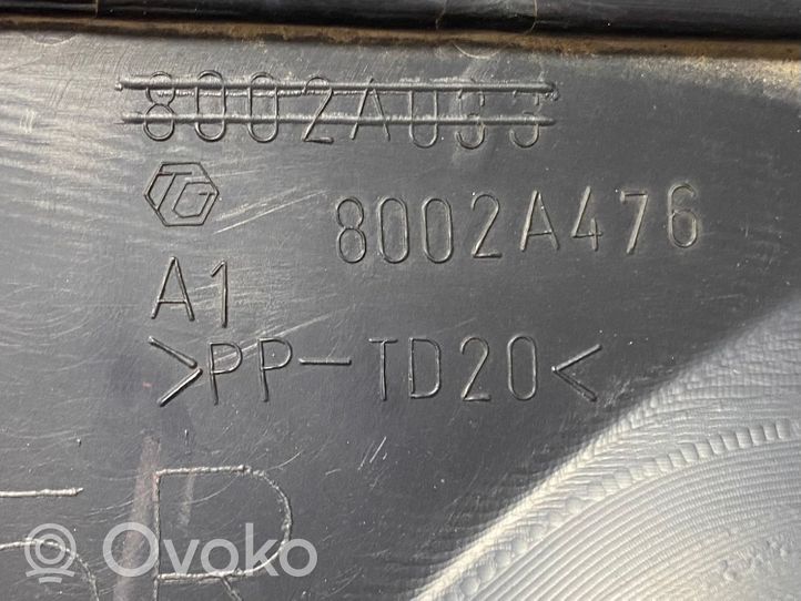 Mitsubishi Outlander Console centrale, commande chauffage/clim 8002A476