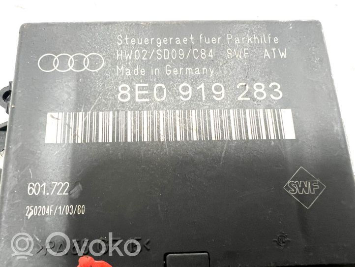 Audi A6 Allroad C5 Unité de commande, module PDC aide au stationnement 8E0919283