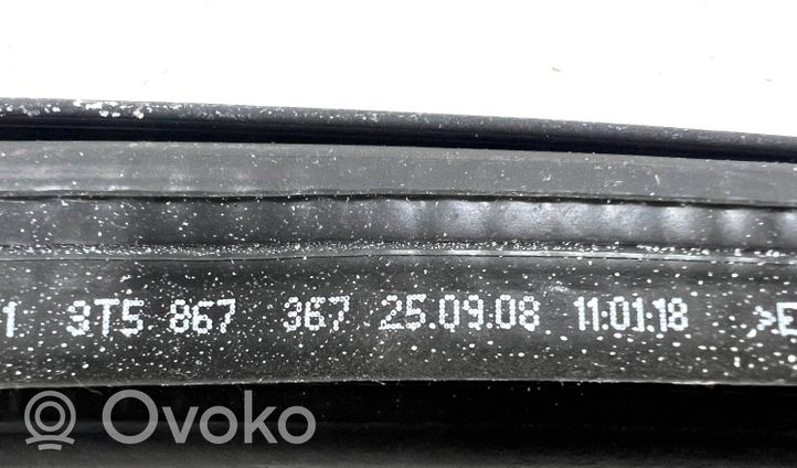 Skoda Superb B6 (3T) Gumowa uszczelka drzwi tylnych / na karoserii 3T5867367