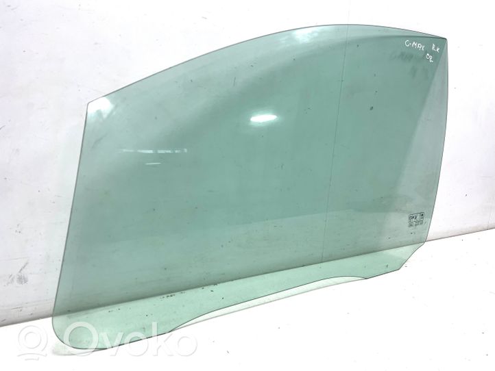 Ford C-MAX I Front door window glass four-door DOT27AS2M235