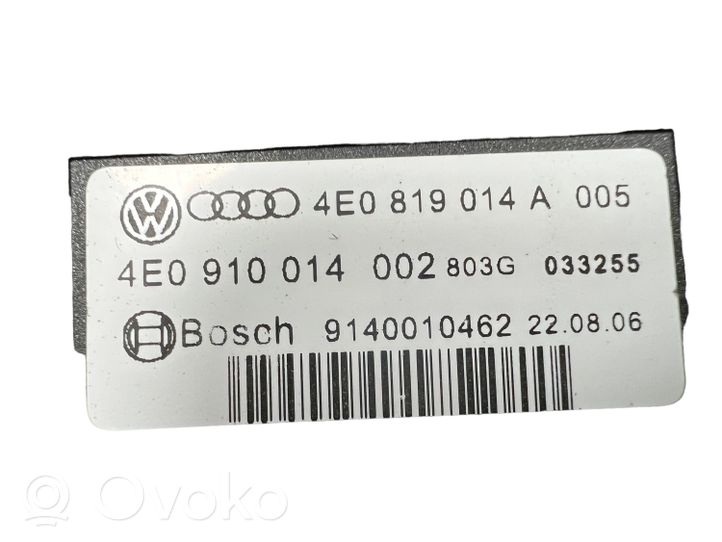 Audi A8 S8 D3 4E Radiateur électrique de chauffage auxiliaire 4E0819014A