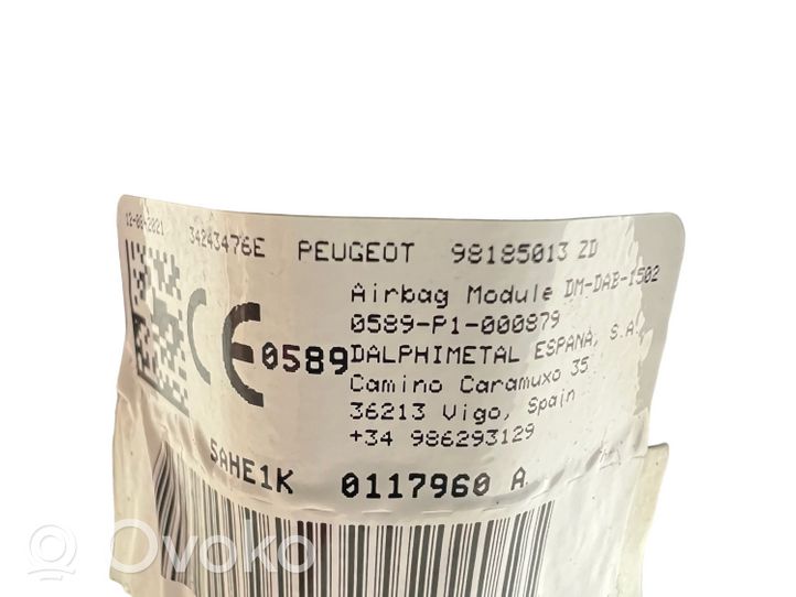 Peugeot 508 II Airbag de volant 98185013ZD