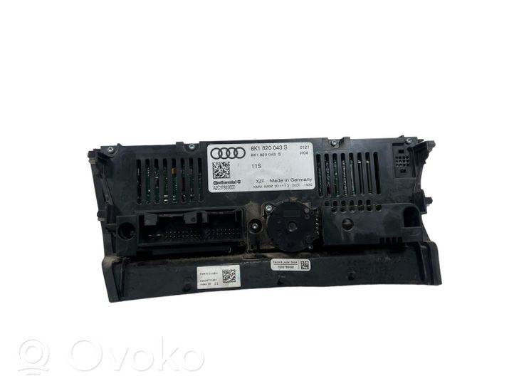 Audi A4 S4 B8 8K Climate control unit 8K1820043S