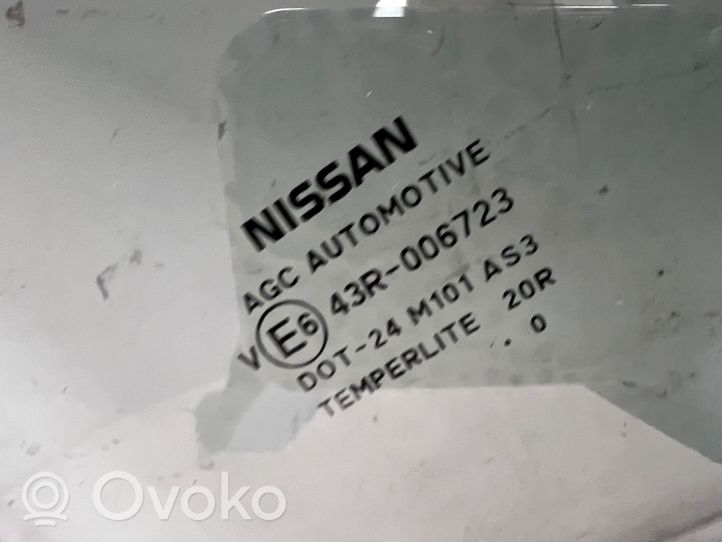 Nissan Qashqai Vetro del finestrino della portiera posteriore 43R006723