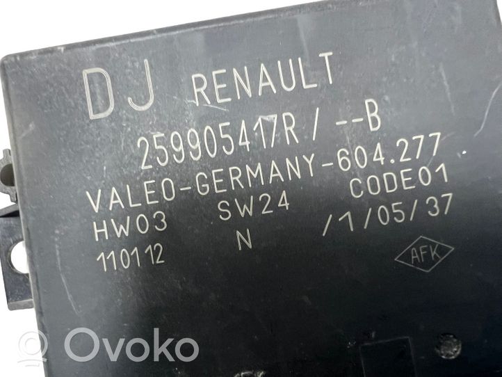 Renault Megane III Centralina/modulo sensori di parcheggio PDC 259905417R