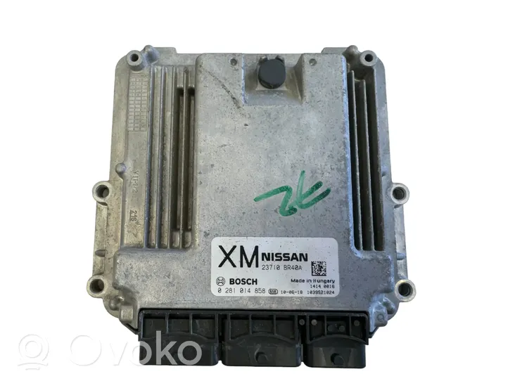 Nissan Qashqai Komputer / Sterownik ECU i komplet kluczy 23710BR40A