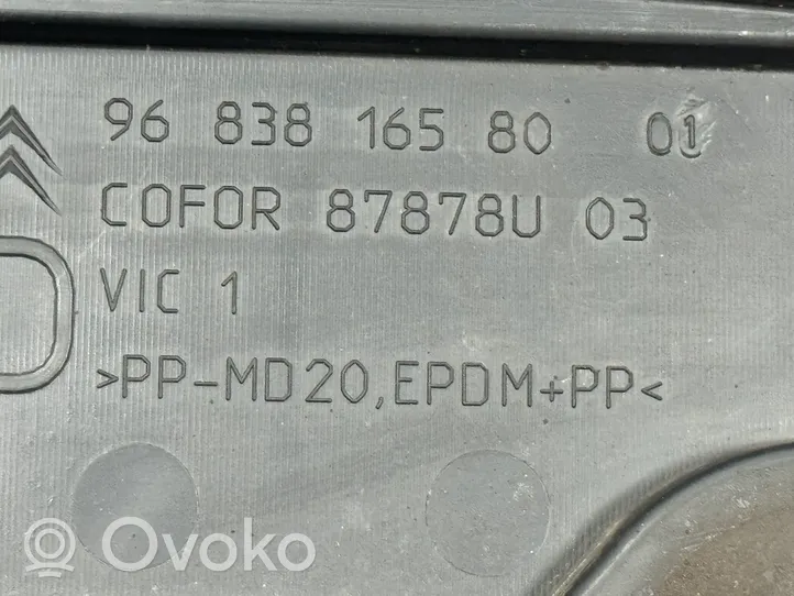 Citroen C3 Wlot / Kanał powietrza intercoolera 9683816580