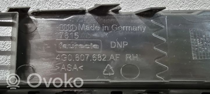 Audi A6 S6 C7 4G Zaślepka / Osłona haka holowniczego tylna 4G0807682AF