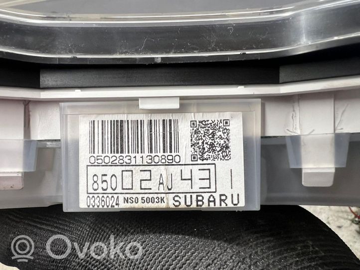 Subaru Outback Tachimetro (quadro strumenti) 85002AJ43