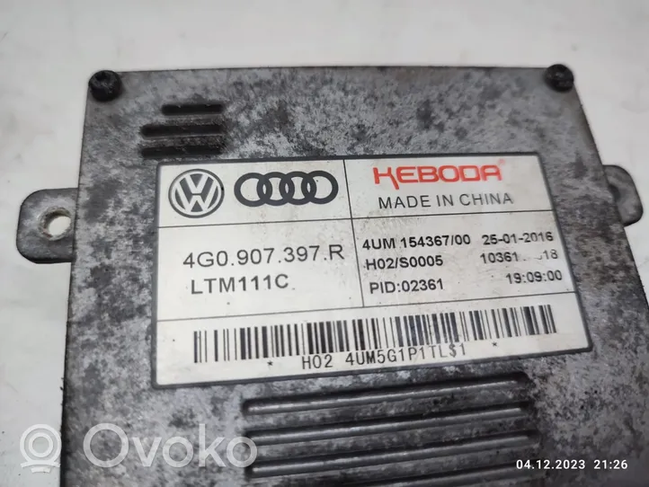 Volkswagen Touareg II Xenon control unit/module 4G0907397R