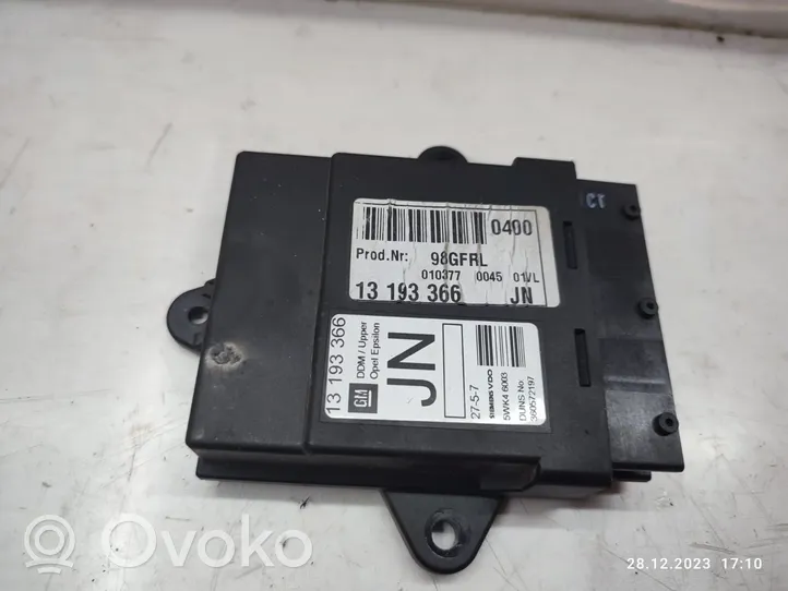 Opel Vectra C Durų elektronikos valdymo blokas 13193366