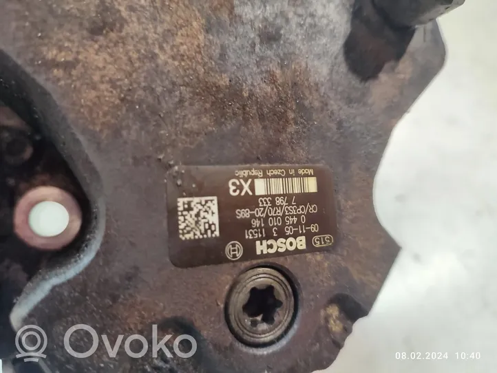 BMW X5 E70 Pompa wtryskowa wysokiego ciśnienia 7798333