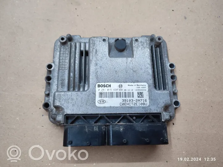 KIA Ceed Variklio valdymo blokas 391032A716