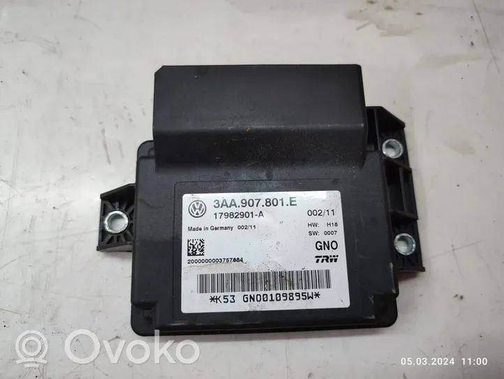 Volkswagen PASSAT CC Hand brake control module 3AA907801E