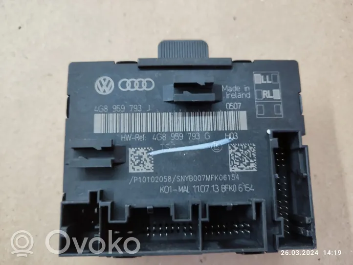 Audi A6 S6 C7 4G Centralina/modulo portiere 4G8959793G