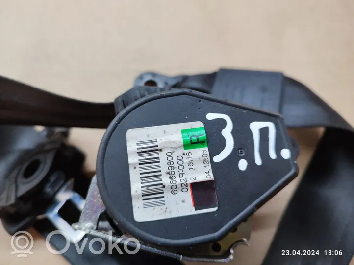 Audi Q7 4L Ceinture de sécurité arrière 4L0857806G